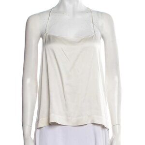 Helmut Lang Silk Square Neckline Blouse - Size M